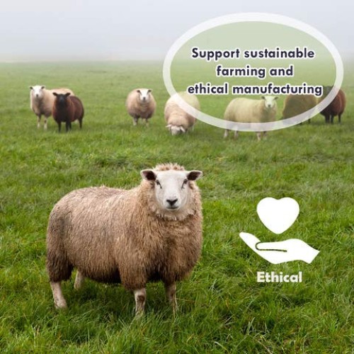 Wooly Heroes Dryer Balls - 100% Organic Wool - Sustainable & Eco-Friendly - D...