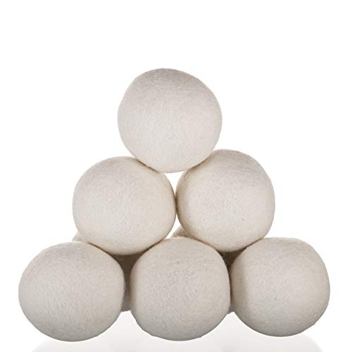 Woolzies Wool Dryer Balls Organic: Our Big Wool Spheres are the Best fabric s...
