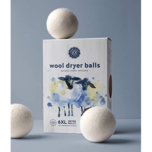 Woolzies Wool Dryer Balls Organic: Our Big Wool Spheres are the Best fabric s...