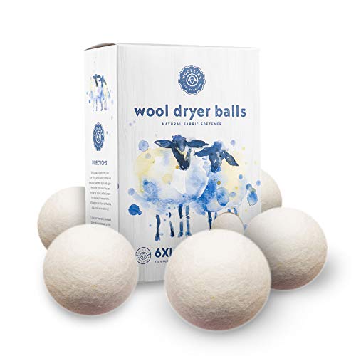 Woolzies Wool Dryer Balls Organic: Our Big Wool Spheres are the Best fabric s...