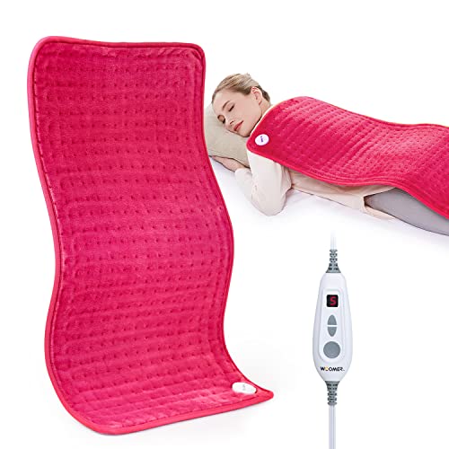 [5 Year Warranty] WOOMER Electric Heating Pad for Back Pain & Cramps Relief, ...
