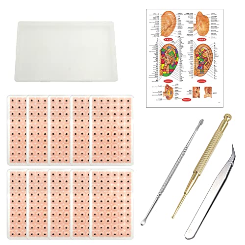 Multi-Condition Ear Seeds Acupuncture Kit Multi-Condition Facial Reflexology ...