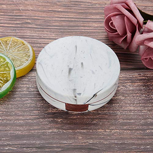 Easy To Carry Marble Pattern Lenses Case, Small Size Environmental Contact Le...