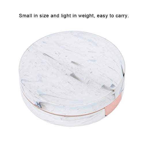 Easy To Carry Marble Pattern Lenses Case, Small Size Environmental Contact Le...