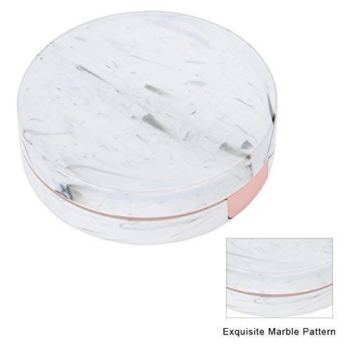 Easy To Carry Marble Pattern Lenses Case, Small Size Environmental Contact Le...