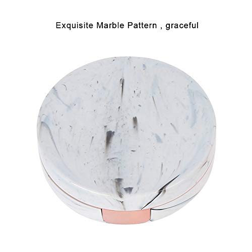 Easy To Carry Marble Pattern Lenses Case, Small Size Environmental Contact Le...