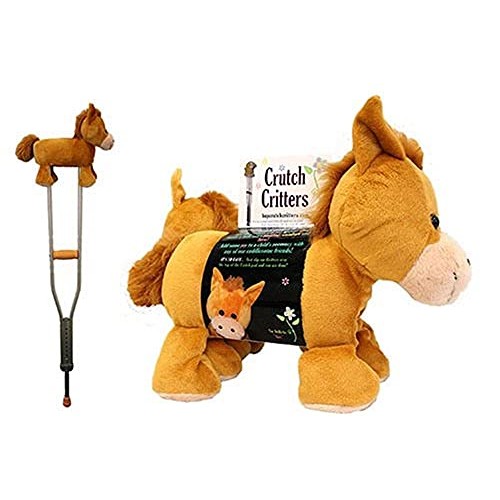 Crutch Critters Plush Horse Shaped Crutch Pads, Set/2