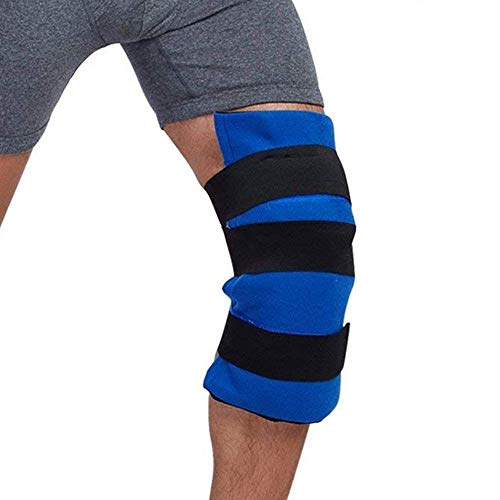 WORLD-BIO Large Gel Ice Pack & Wrap for Injuries Reusable, Hot Cold Therapy I...