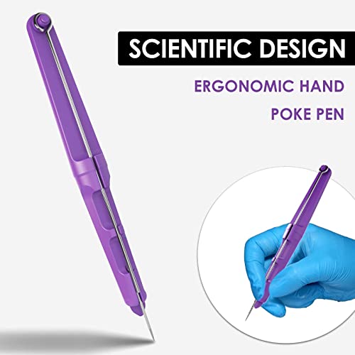 Tattoo Kit, Wormhole Tattoo Poke and Stick Kit Stick n Poke Tattoo Kit Hand S...