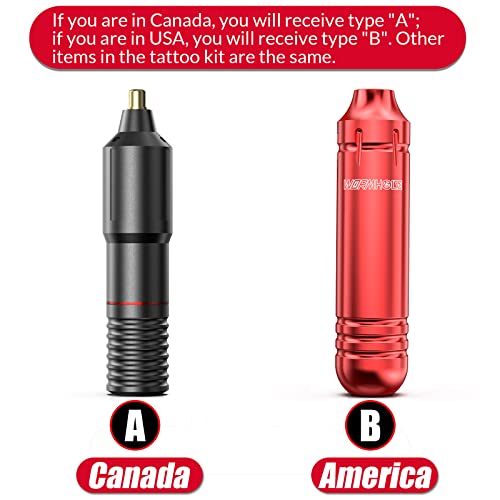 Wormhole Rotary Tattoo Machine Kit for Beginners Cartridge Tattoo Machine Kit...