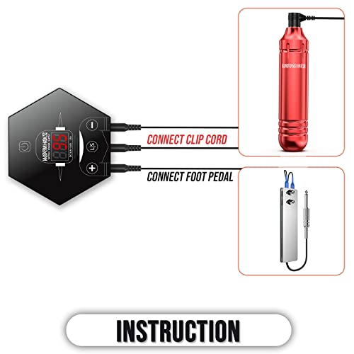 Wormhole Rotary Tattoo Machine Kit for Beginners Cartridge Tattoo Machine Kit...