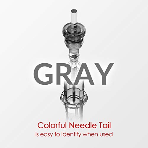 Wormhole Tattoo Cartridge Needles 50pcs Assorted Tattoo Needle Cartridges Rou...