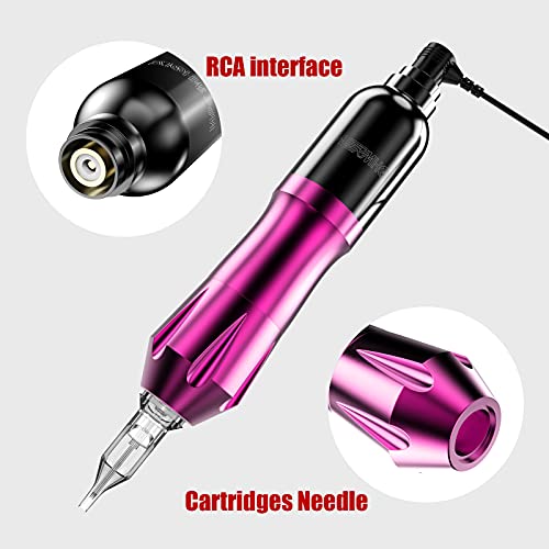 Wormhole Tattoo Pen Kit Cartridge Rotary Tattoo Kit Complete for Beginners Ta...