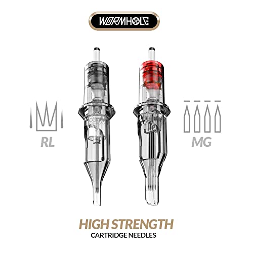 Wormhole Tattoo Pen Kit Rotary Tattoo Machine Kit with Power Supply and Tatto...