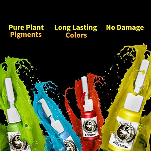 Wormhole Tattoo Pen Kit Rotary Tattoo Machine Kit with Power Supply and Tatto...