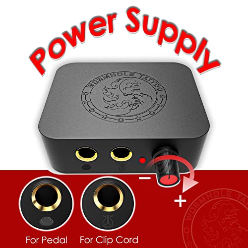 Wormhole Tattoo Kit Complete Tattoo Machine Kit Shading&Lining Rotary Tattoo ...