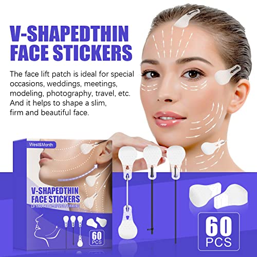 Face Lifting Patch Invisible Face Lift Tape Neck Eye V Line Shape Anti Wrinkl...
