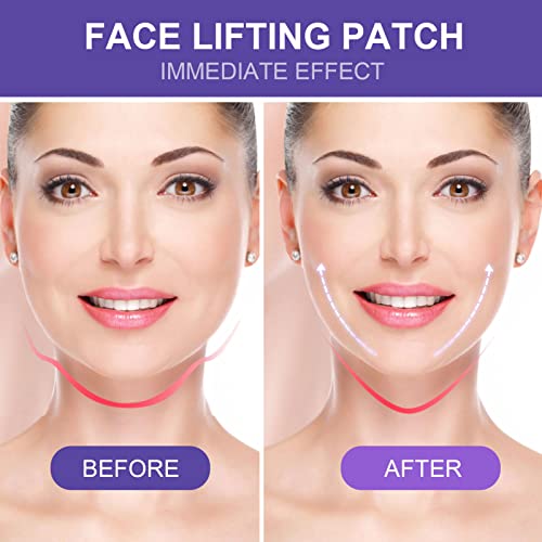 Face Lifting Patch Invisible Face Lift Tape Neck Eye V Line Shape Anti Wrinkl...