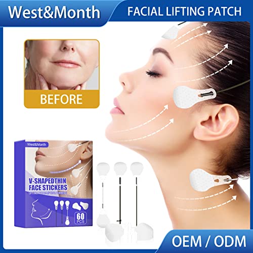 Face Lifting Patch Invisible Face Lift Tape Neck Eye V Line Shape Anti Wrinkl...