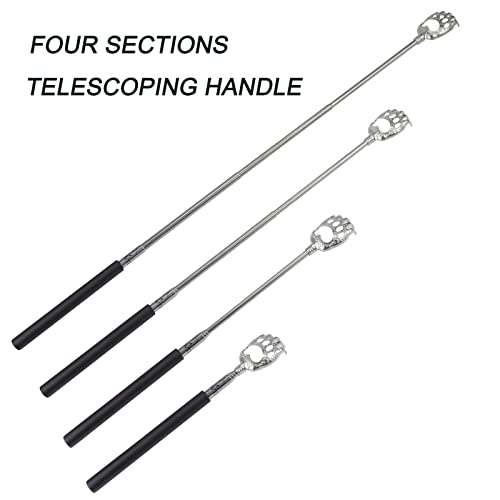 WOVTE Bear Claw Black Telescopic Back Scratcher