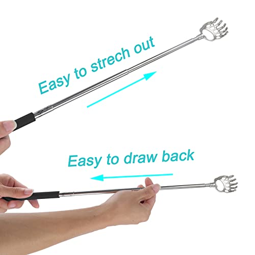 WOVTE Bear Claw Black Telescopic Back Scratcher