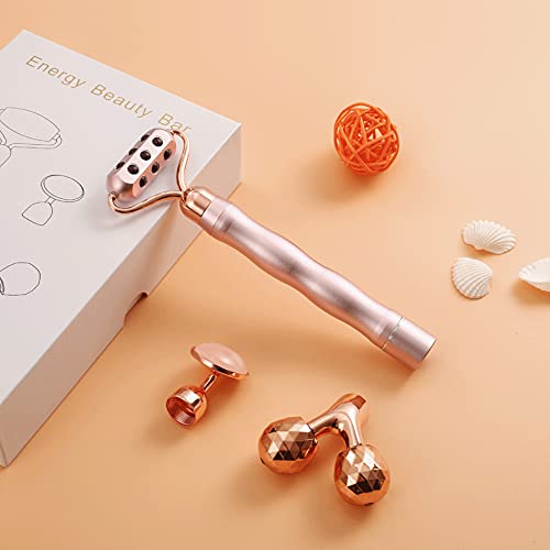 WOWINWOW 4 In 1 Face Massager For Women 3D Roller and Under-Eye Press Facial ...