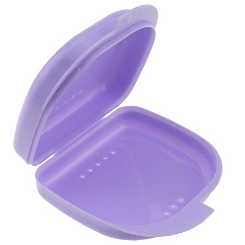 Wowlife Orthodontic Retainer Case Dental Container Denture Storage Boxes with...