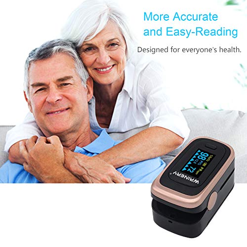 WRINERY Pulse Oximeter Fingertip, Oxygen Monitor Fingertip, Oxygen Saturation...