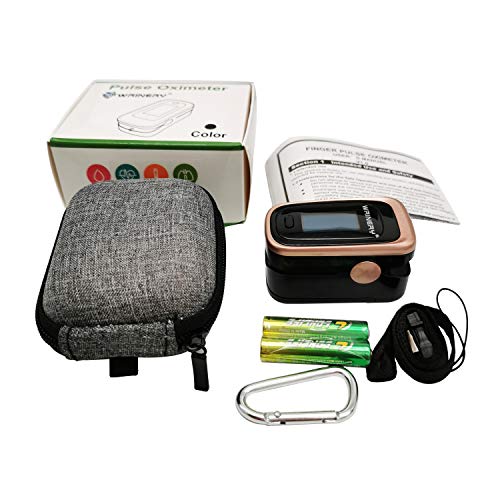 WRINERY Pulse Oximeter Fingertip, Oxygen Monitor Fingertip, Oxygen Saturation...