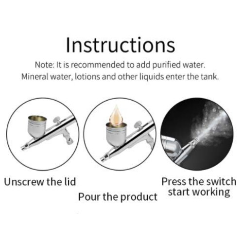 Wrnkl Fre Oxygen Facial Injector - Nano Moisture Spray - Beauty Supplies, Ski...