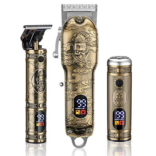 Hair Clippers for Men, Professional Hair Cutting Kit Beard Trimmer Barbers Cl...