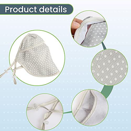 WSERE 4pcs Dustproof Breathable Earloop Reusable Washable Cotton Half Face Sh...