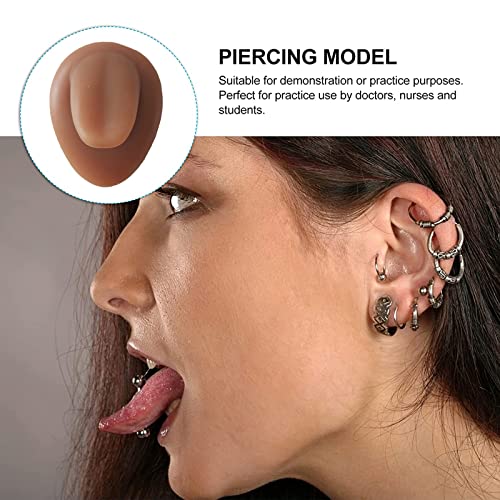 WSXKA 1:1 Simulated Silicone Human Tongue Model, Soft Silicone Flexible Model...