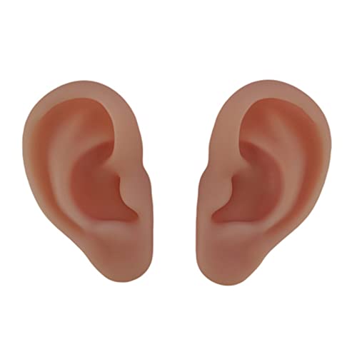WSXKA Ear Model, Soft Silicone Simulation Human Ear Model, Highly Simulated S...