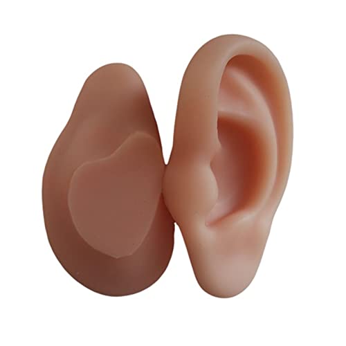WSXKA Ear Model, Soft Silicone Simulation Human Ear Model, Highly Simulated S...