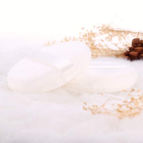 Large Loose Powder Puff, 4.13 Inch Powder Puff for Body Powder, Ultra Soft Ve...