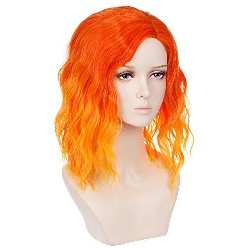 WTHCOS Short Curly Wig Bob Wig Short Wavy Heat Resistant Wig for Costume Part...