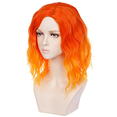 WTHCOS Short Curly Wig Bob Wig Short Wavy Heat Resistant Wig for Costume Part...
