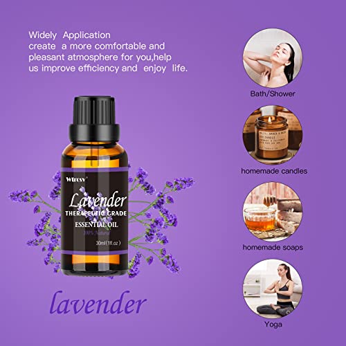 Lavender Essential Oil, Therapeutic Grade Essential Oil,100% Natural Essentia...