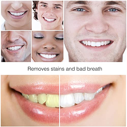 2-Pack Teeth Whitening Charcoal Powder + Bamboo Brush Oral Care Sets, WUBLSYA...