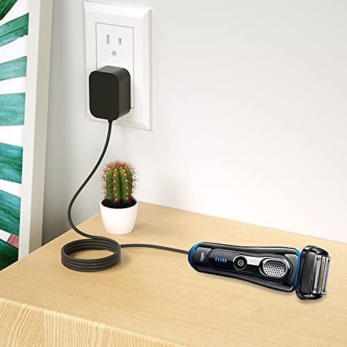 For Braun Charger,12V Braun Power Cord Compatible with Braun Shaver Series 3/...
