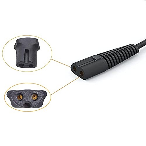 For Braun Charger,12V Braun Power Cord Compatible with Braun Shaver Series 3/...
