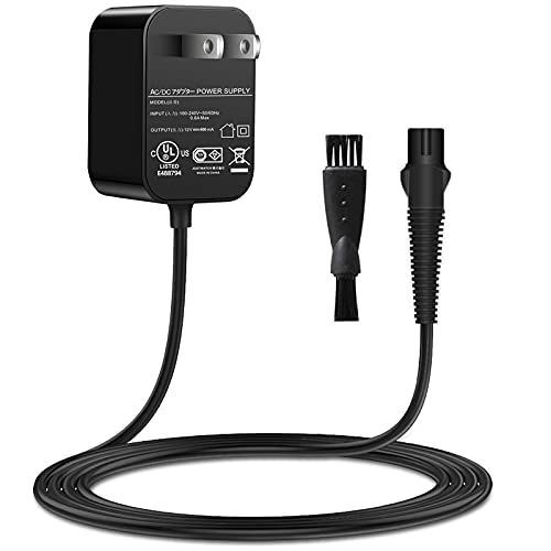 For Braun Charger,12V Braun Power Cord Compatible with Braun Shaver Series 3/...