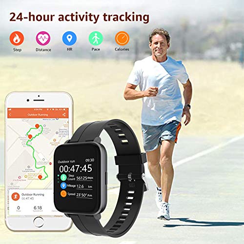 Fitness Tracker Smart Watch Activity Tracker Watch with Heart Rate Monitor Wa...
