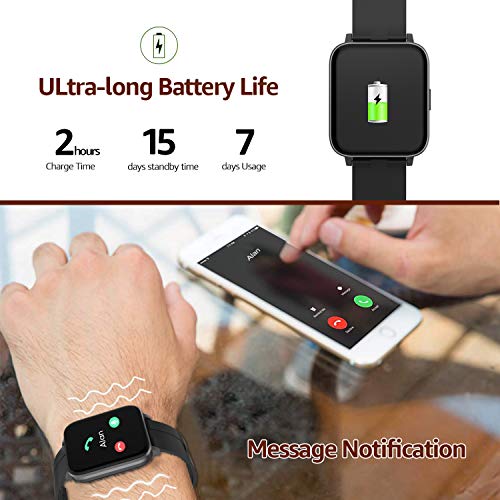 Fitness Tracker Smart Watch Activity Tracker Watch with Heart Rate Monitor Wa...