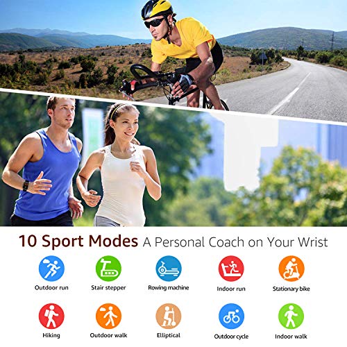 Fitness Tracker Smart Watch Activity Tracker Watch with Heart Rate Monitor Wa...