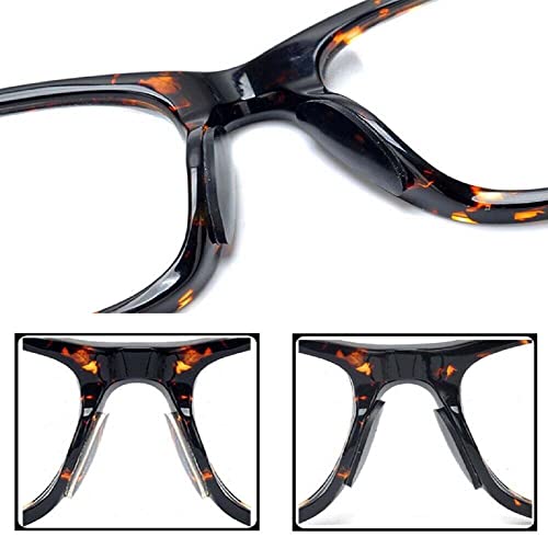 WULIU 5 Pair Glasses Nose Pads Eyeglasses Adhesive Silicone Non-Slip Nosepads...
