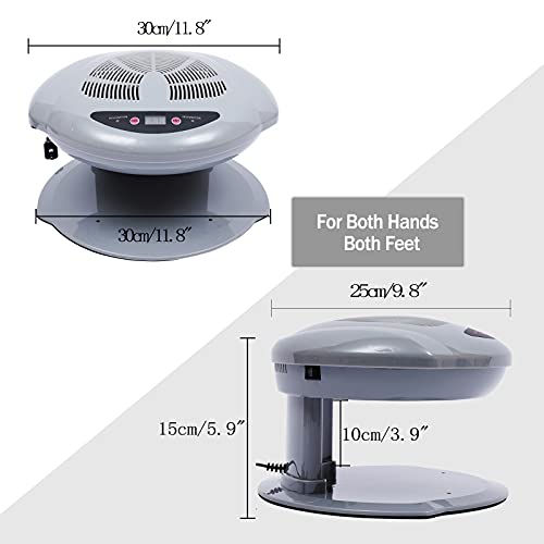 WUPYI Professional Nail Dryer,400W Air Nail Fan Blower Dryer Machine Auto Ind...