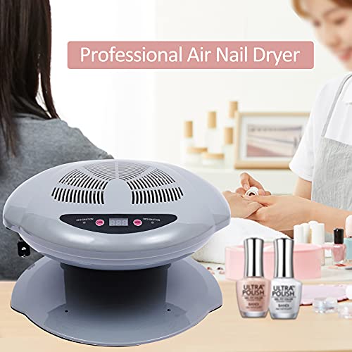 WUPYI Professional Nail Dryer,400W Air Nail Fan Blower Dryer Machine Auto Ind...