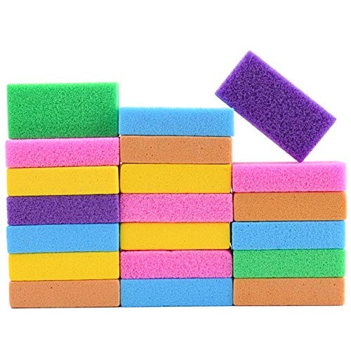WUWEOT 20 Pack Foot Pumice Sponge, Foot Scrubbers Pedicure Callus Remover for...